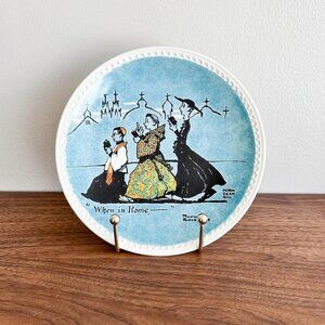 1982 Rockwell “When in Rome” Collector Plate – Vintage Display Art